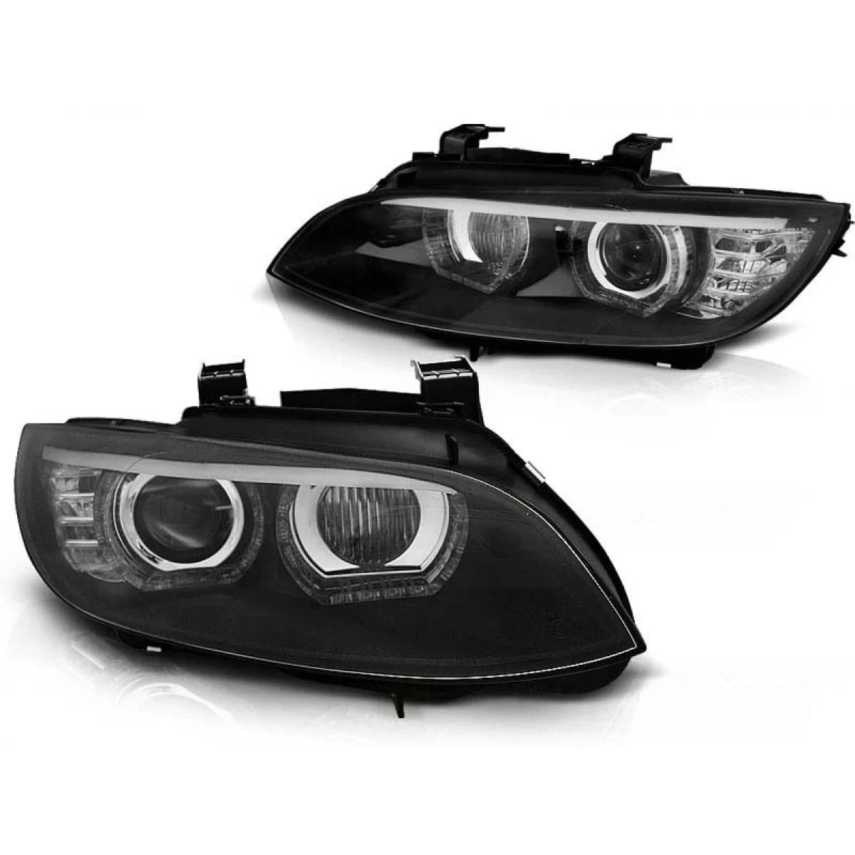 Tuning xenon headlights suitable for BMW Series 3 E92/E93 2006-2010 with black base