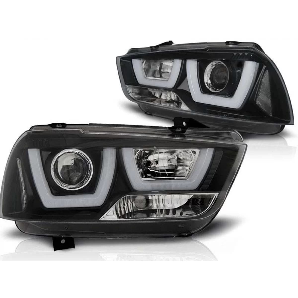 Tuning headlight kit with LED lights suitable for Dodge CHARGER LX II 2011-2015, left and right