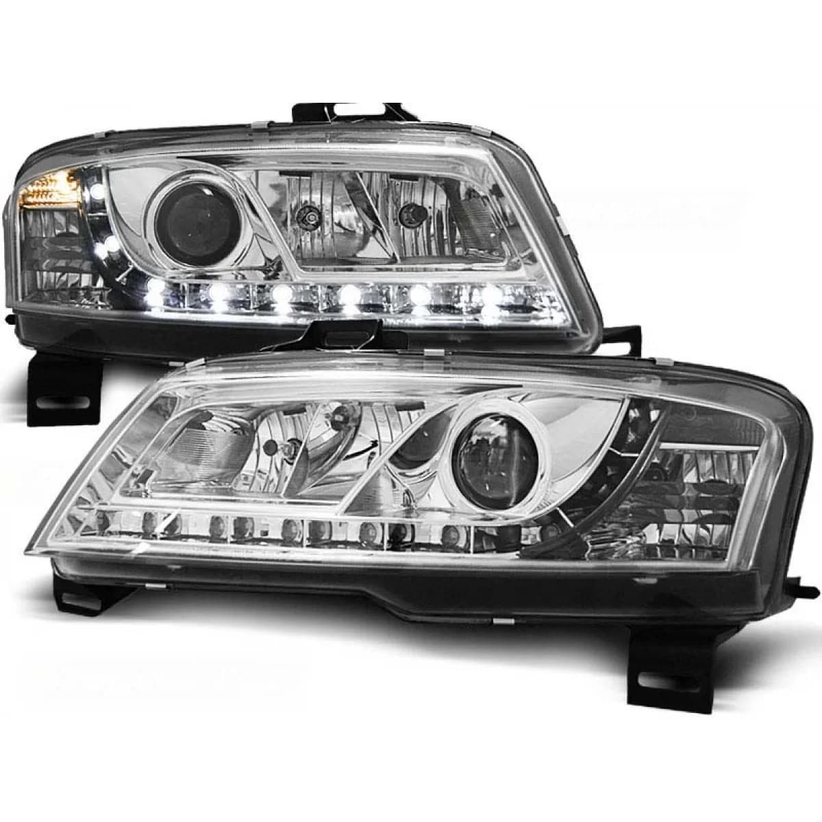Tuning headlight kit with LED lights suitable for Fiat STILO 3D 10.2001-2008, left and right