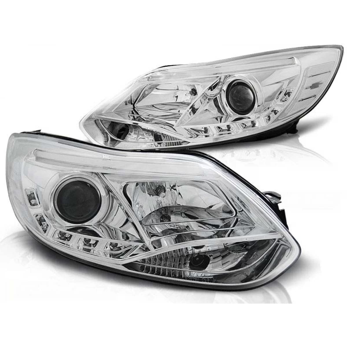 Tuning headlight set with LED lights suitable for Ford FOCUS MK3 2011-10.2014, left and right