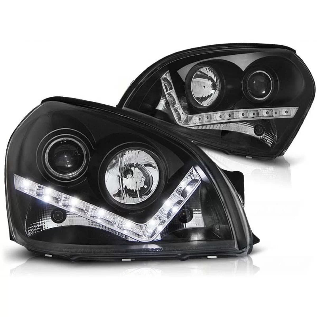 Tuning headlight set suitable for HYUNDAI TUCSON 07.2004-2010, left and right