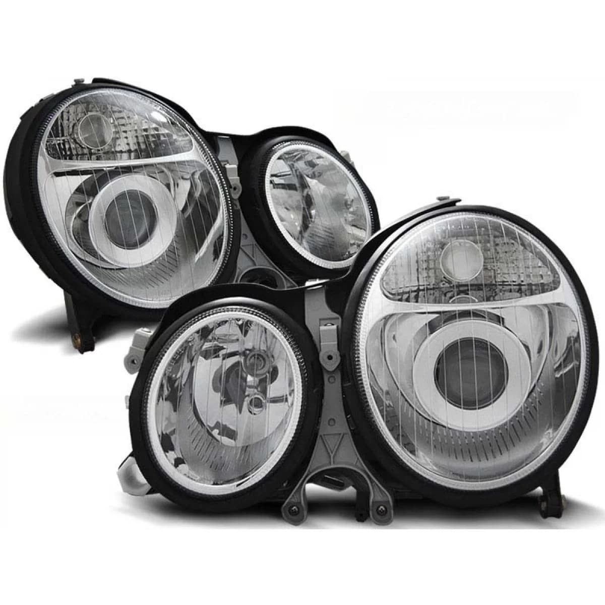 Tuning headlight set suitable for MERCEDES W210 E-CLASS 06.1999-2002, left and right