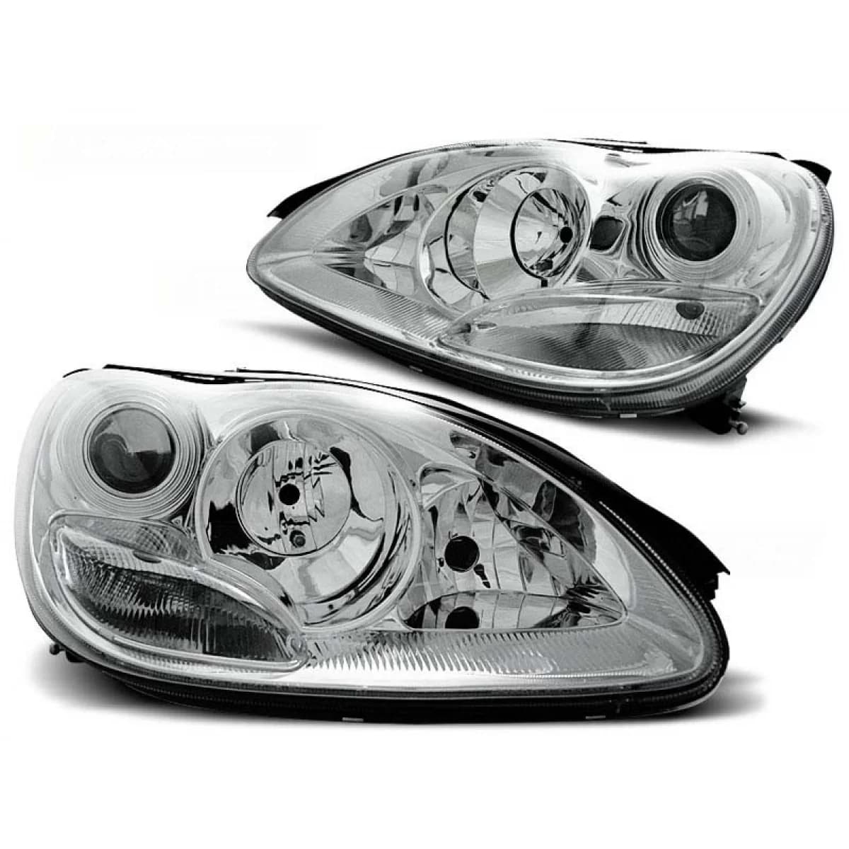 Tuning headlight set suitable for MERCEDES W220 S-CLASS 10.2002-05.2005, left and right