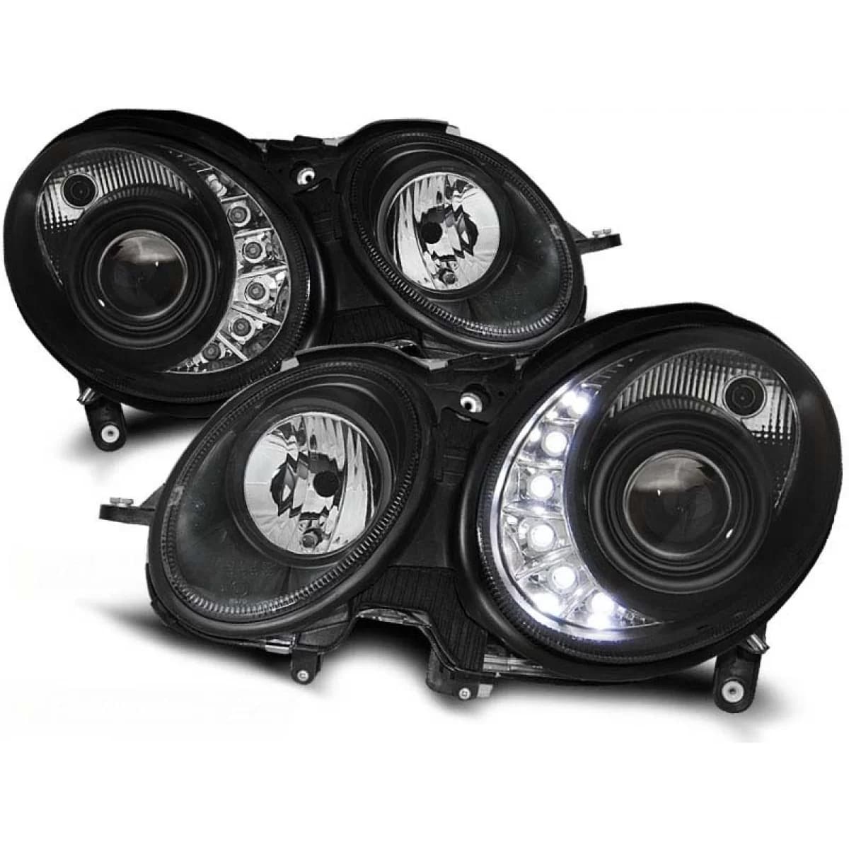 Tuning headlight set suitable for MERCEDES W211 E-CLASS 03.2002-04.2006, left and right