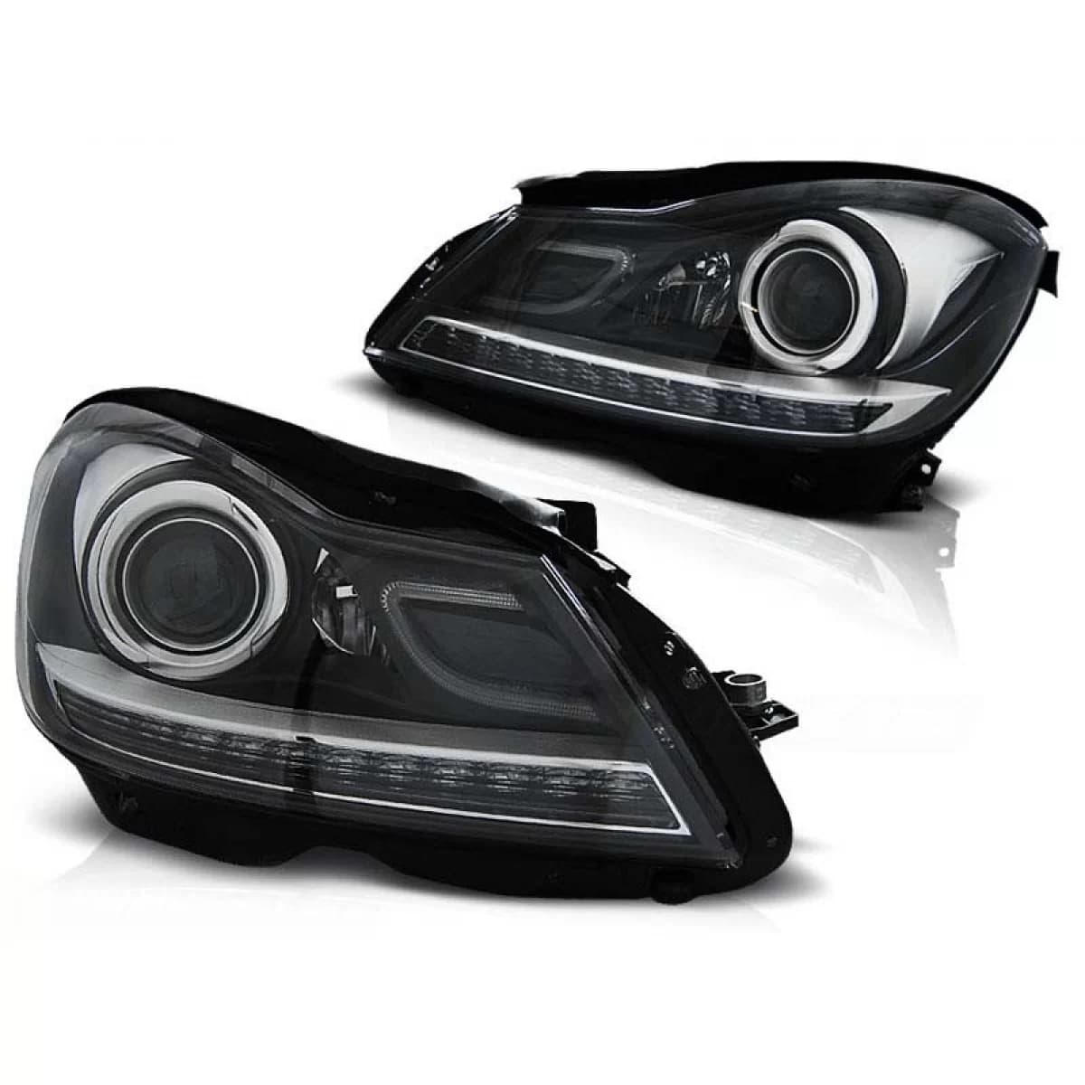 Tuning headlight set suitable for MERCEDES W204 C-CLASS 2011-2014, left and right