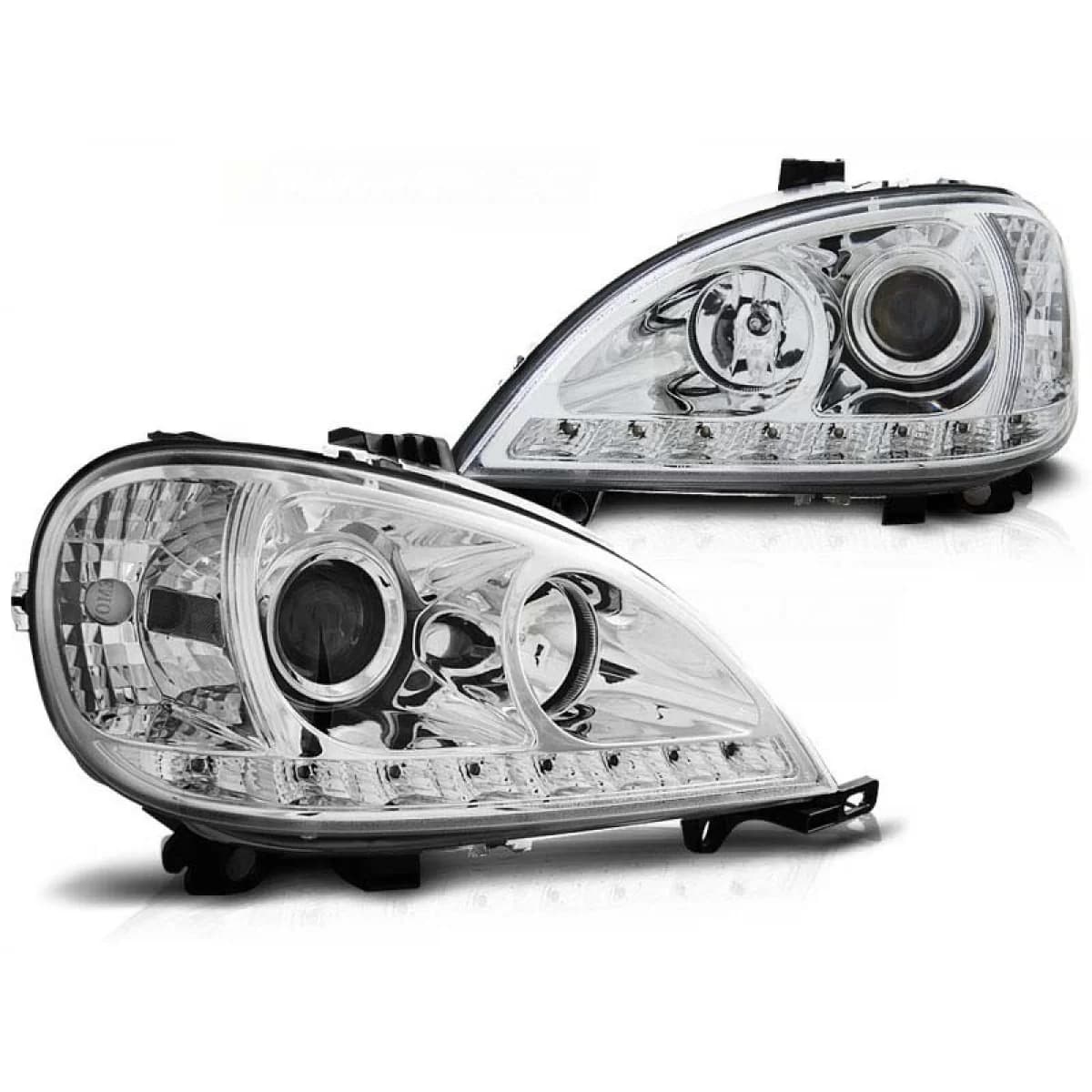 Tuning headlight set suitable for MERCEDES W163 ML CLASS M 03.1998-08.2001, left and right