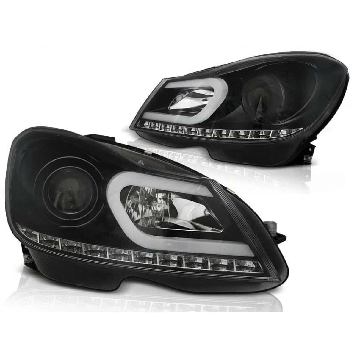 Tuning headlight set suitable for MERCEDES W204 C-CLASS 2011-2014, left and right