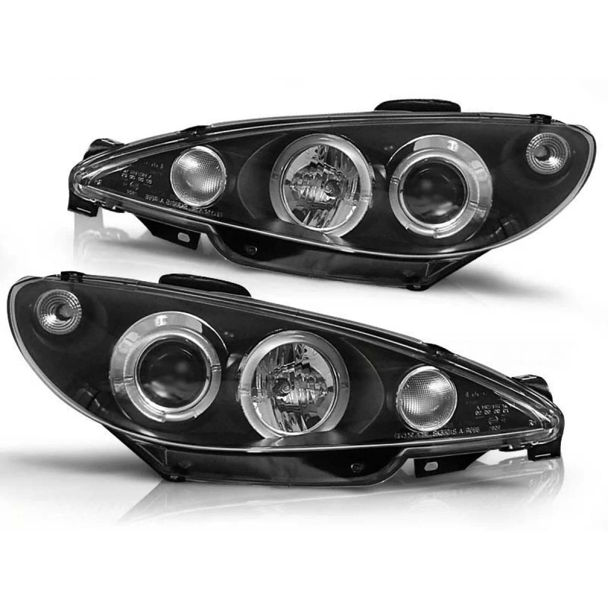 Tuning headlight set suitable for PEUGEOT 206 after 2002, left and right