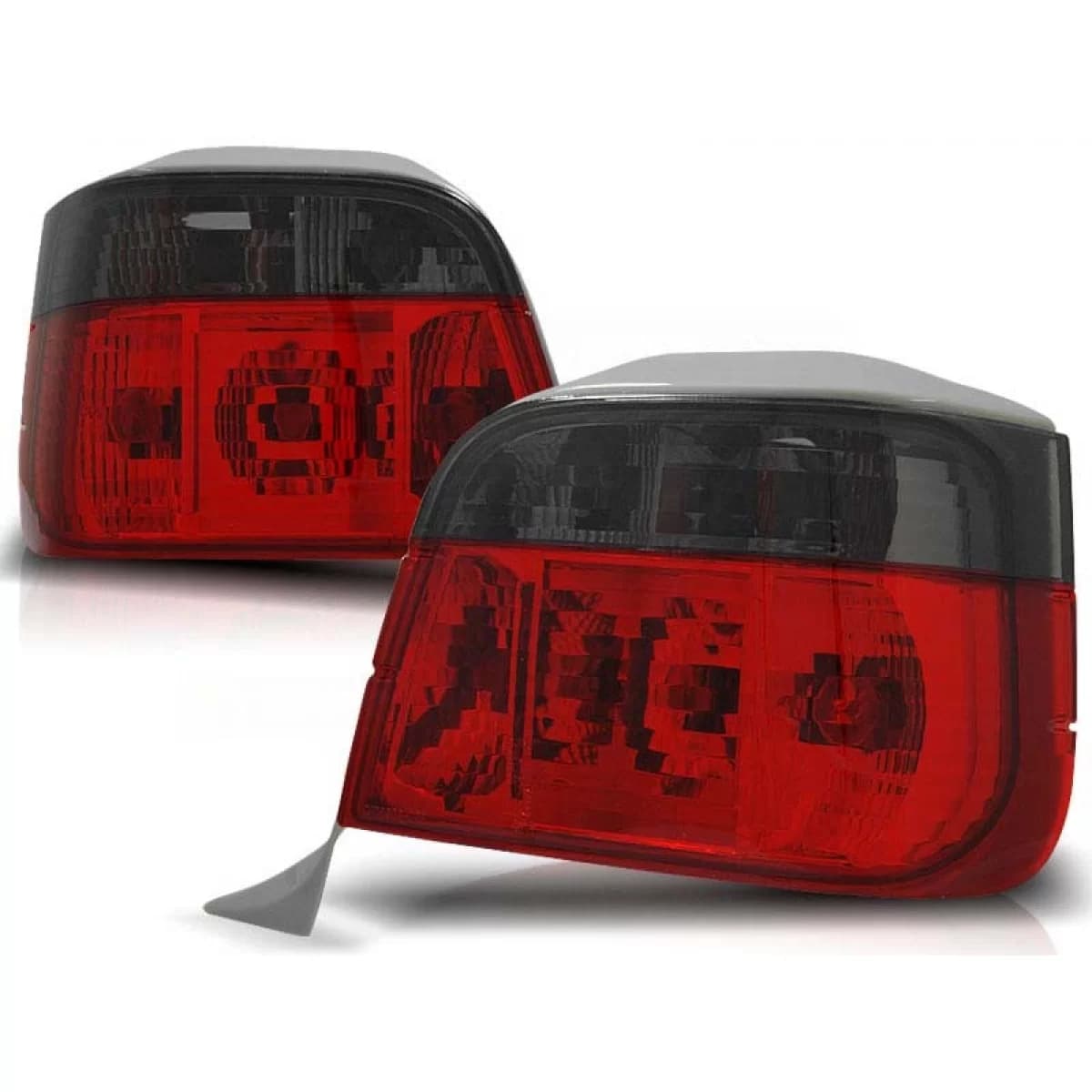 Tuning tail light set suitable for BMW E36 05.1994-08.1999 estate with red and smoked base, left and right