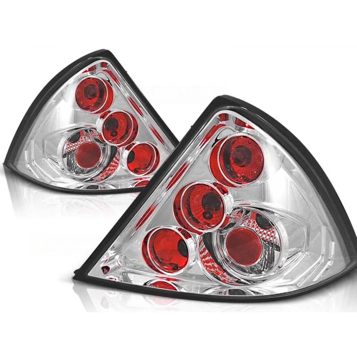 Tuning tail light set suitable for Ford MONDEO MK3 09.2000-2007 Liftback with chrome base, left and right