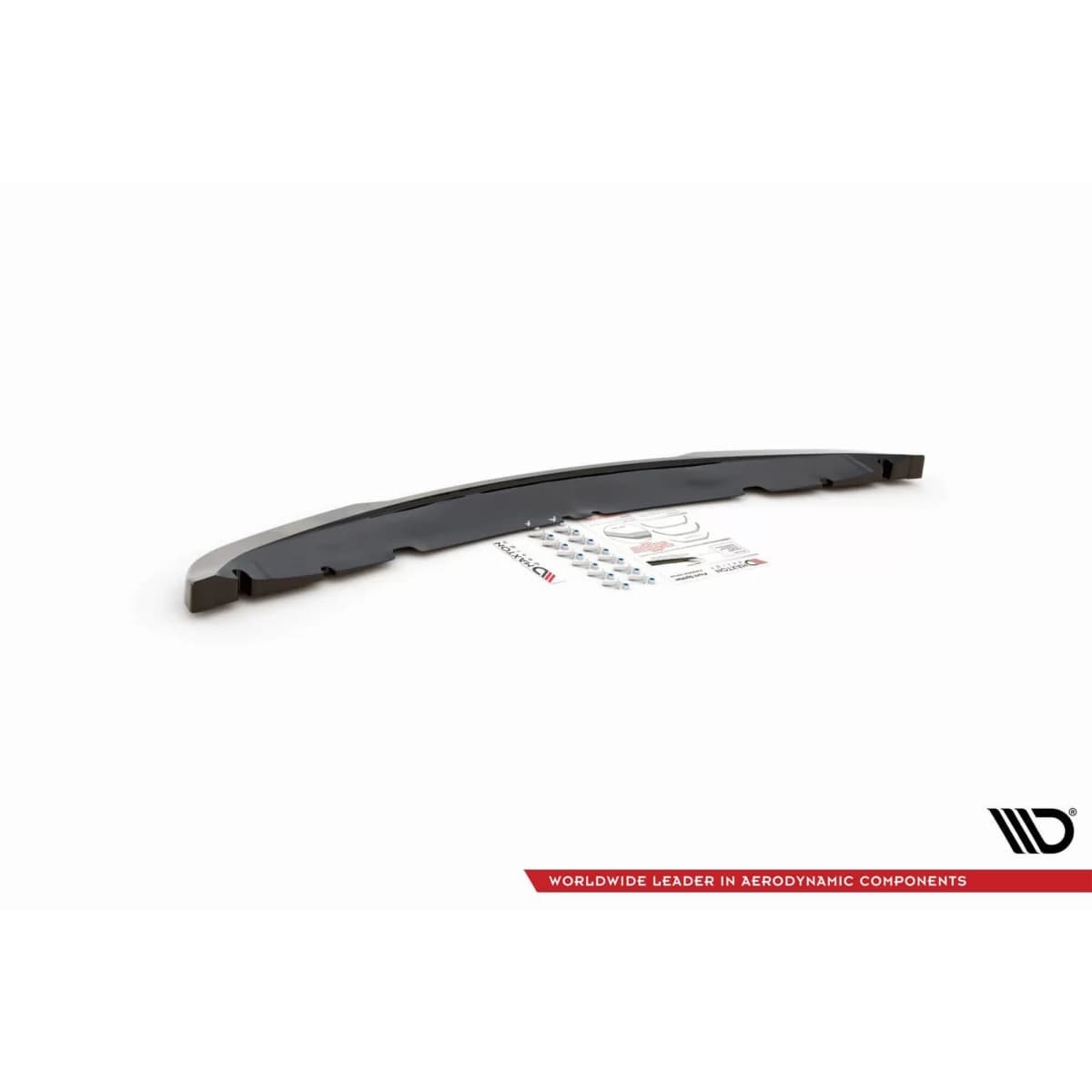 Maxton Design spoiler suitable for front bumper of Mini Cooper, One R50 2001-2006, matte black