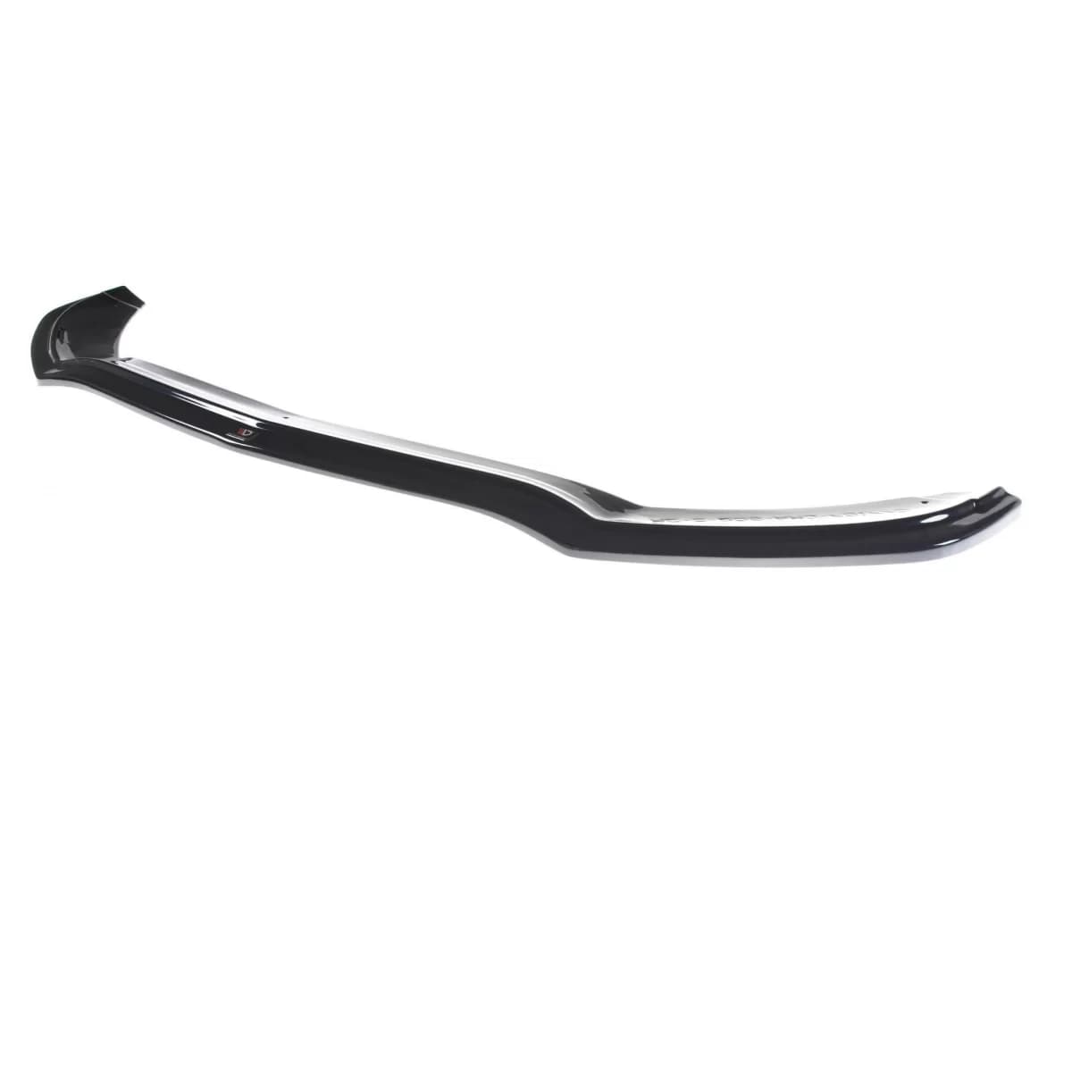 Maxton Design spoiler suitable for front A Design bumper on Mercedes C43 sedan W205, estate S205 2016-2018, black lacquer