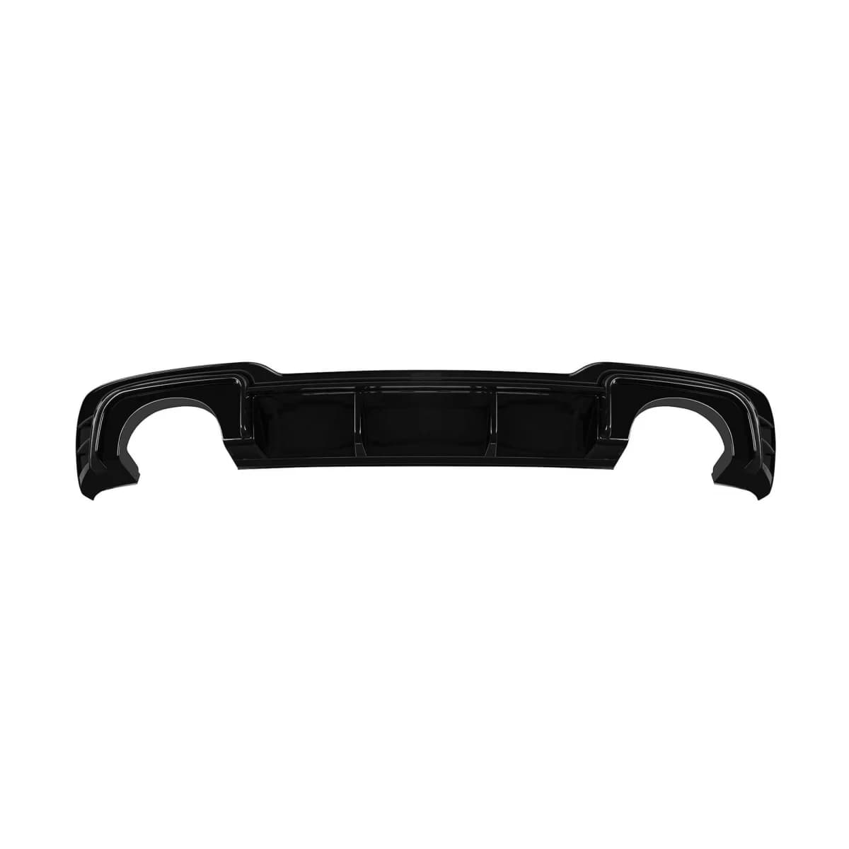 RS3 type diffuser suitable for rear S-line bumper on Audi A3 Sportback 2017-2020 -o---o-