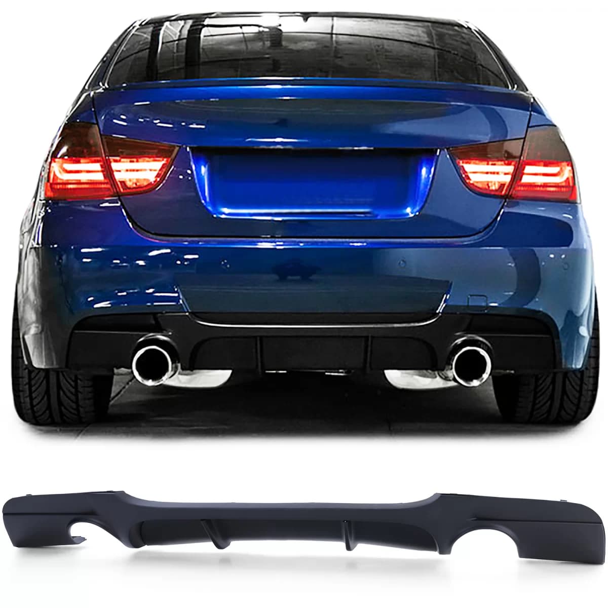 Rear diffuser performance version fits 3 Series BMW E90 E91 335d 335i