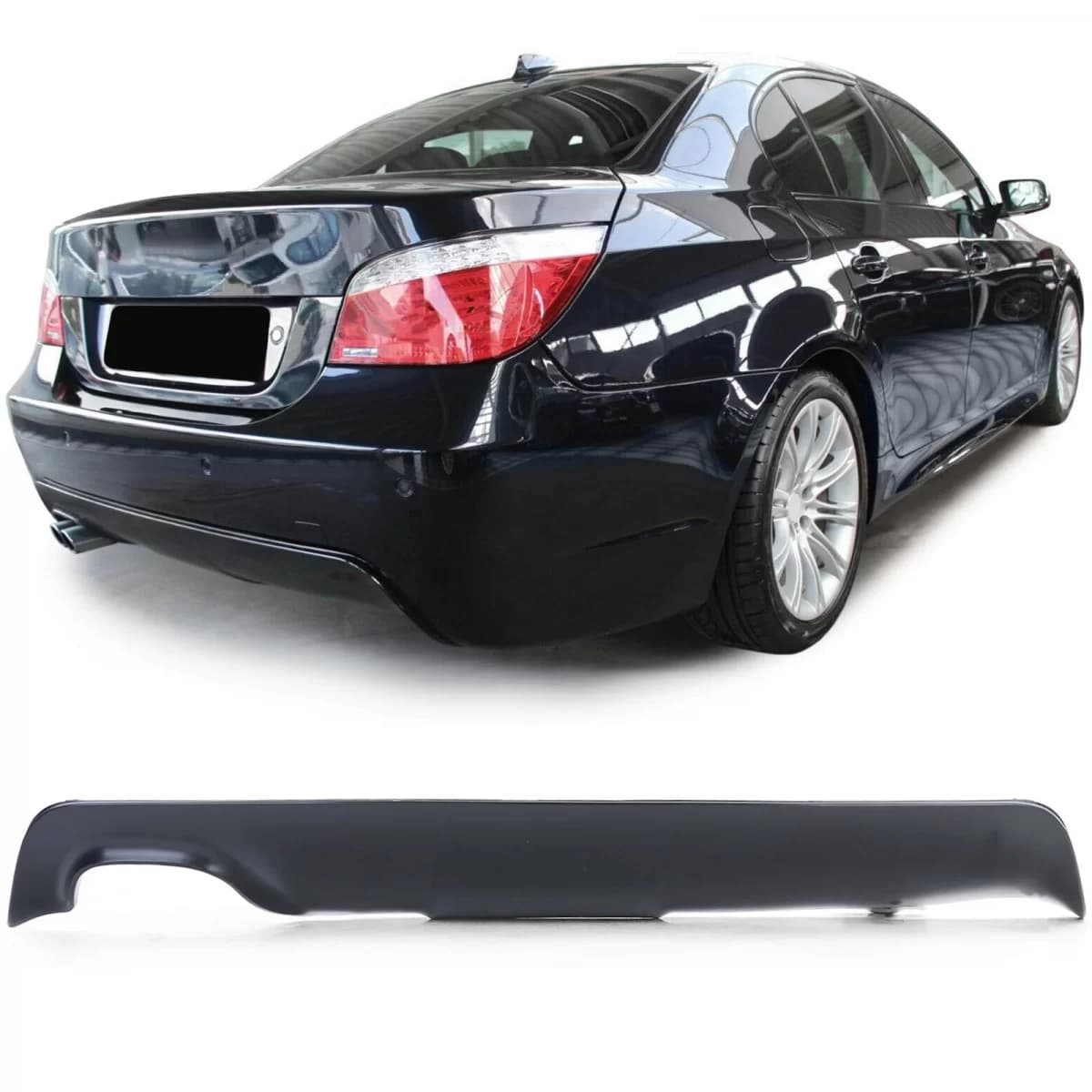 Sport rear diffuser Performance matte black suitable for BMW 5 Series E60 E61 03-10
