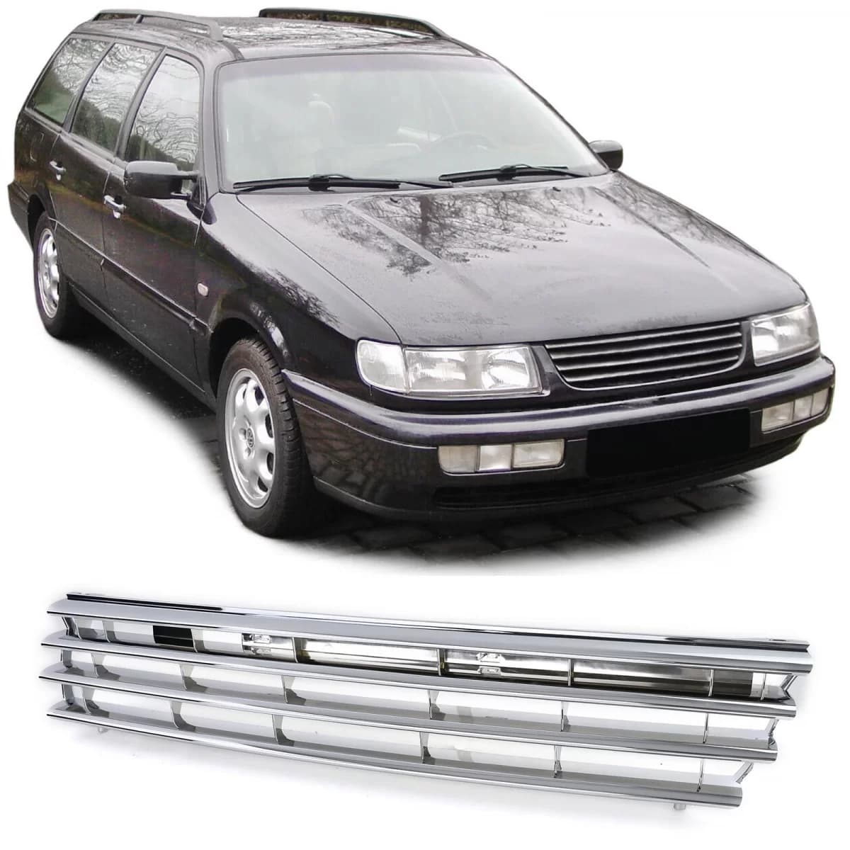 Radiator grille chrome fits VW Passat 35i B4 93-97