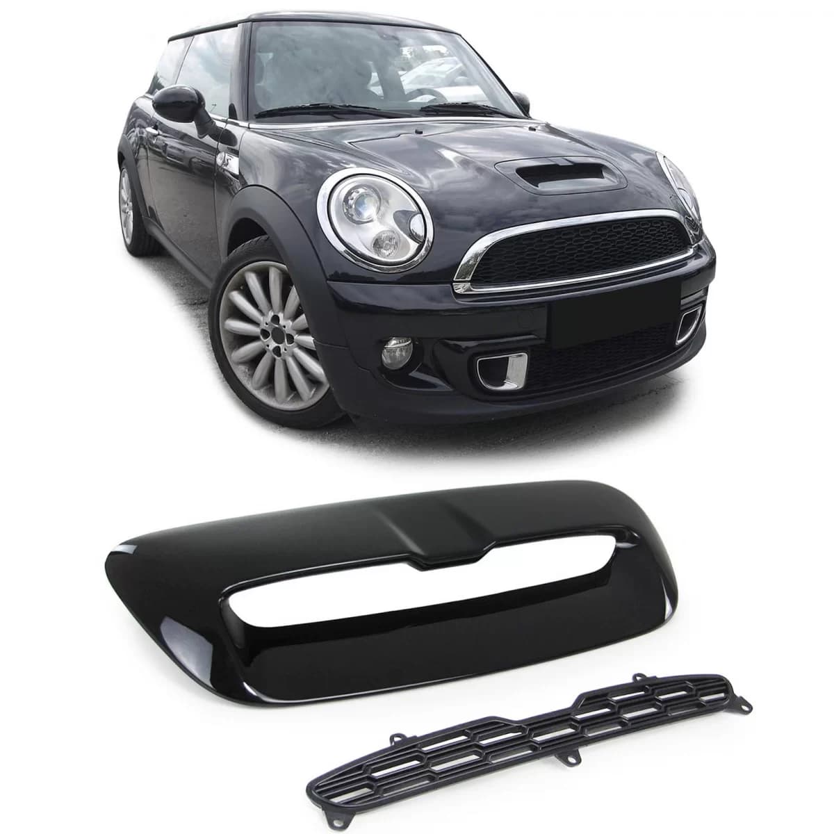 Air scoop air intake hood gloss for Mini Cooper S R55 R56 R57 R58 R59
