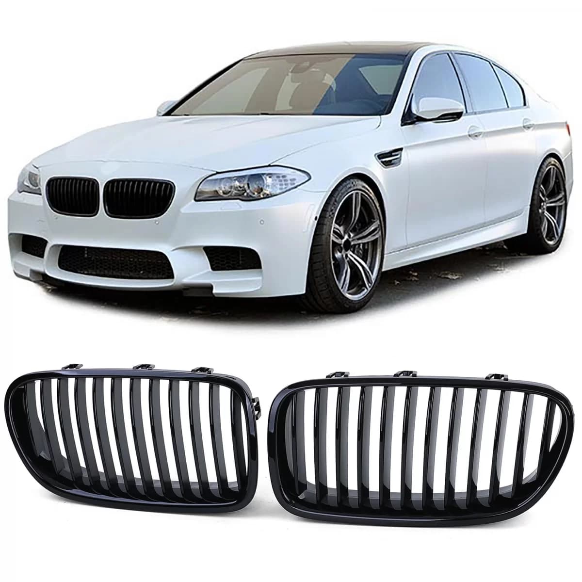 Sport grille Performance gloss black suitable for BMW 5 Series F10 F11 10-17