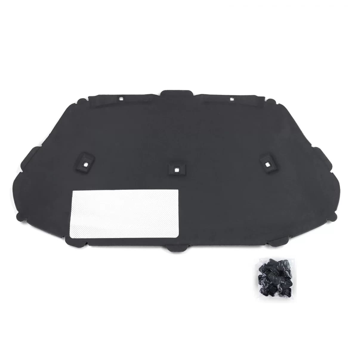 Bonnet insulation mat with clips for Seat Leon III 5F from 2012