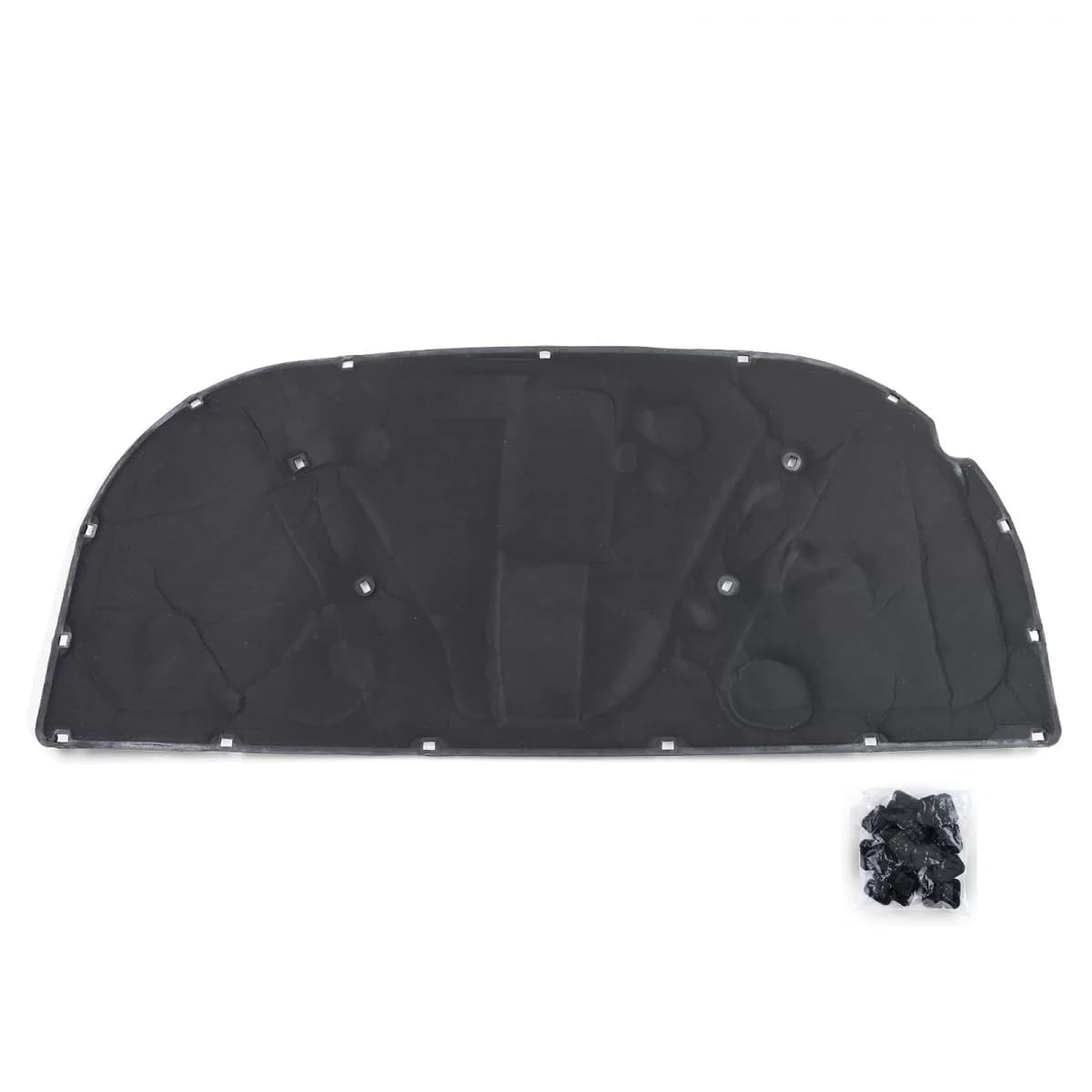 Insulation mat for engine hood with clips for Audi A4 B6 Sedan Avant 00-04