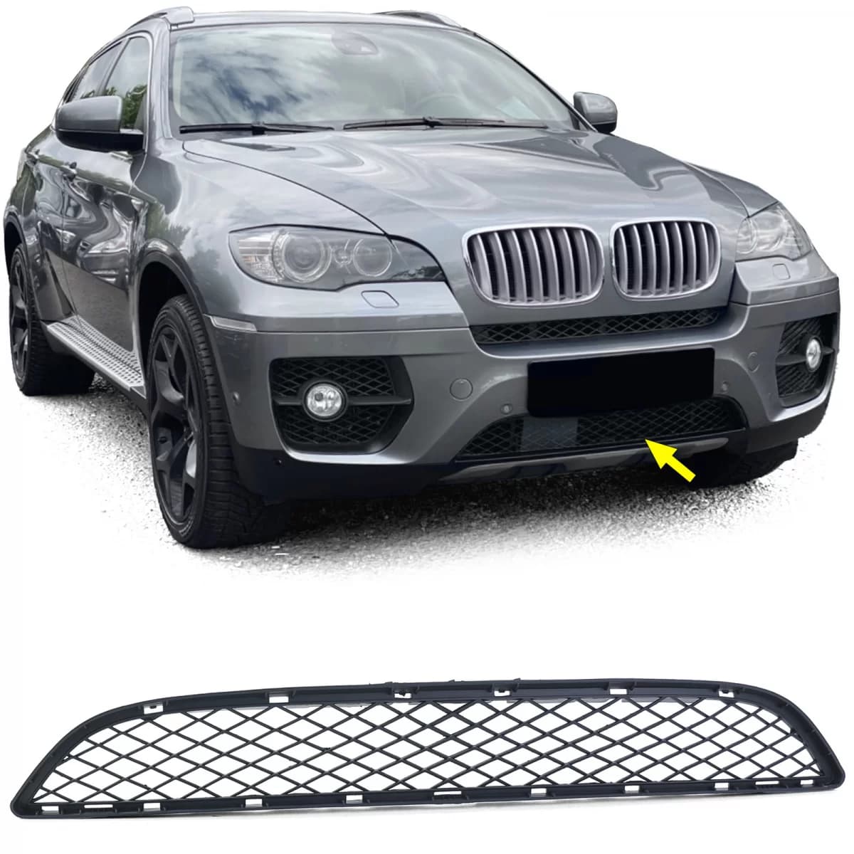 Sport grille mesh bumper center lower suitable for BMW X6 E71 06-14