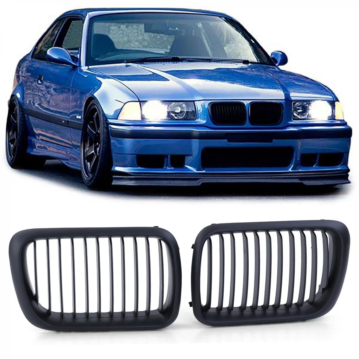 Sport grille front grill black for 3 Series BMW E36 Facelift 1996-1999