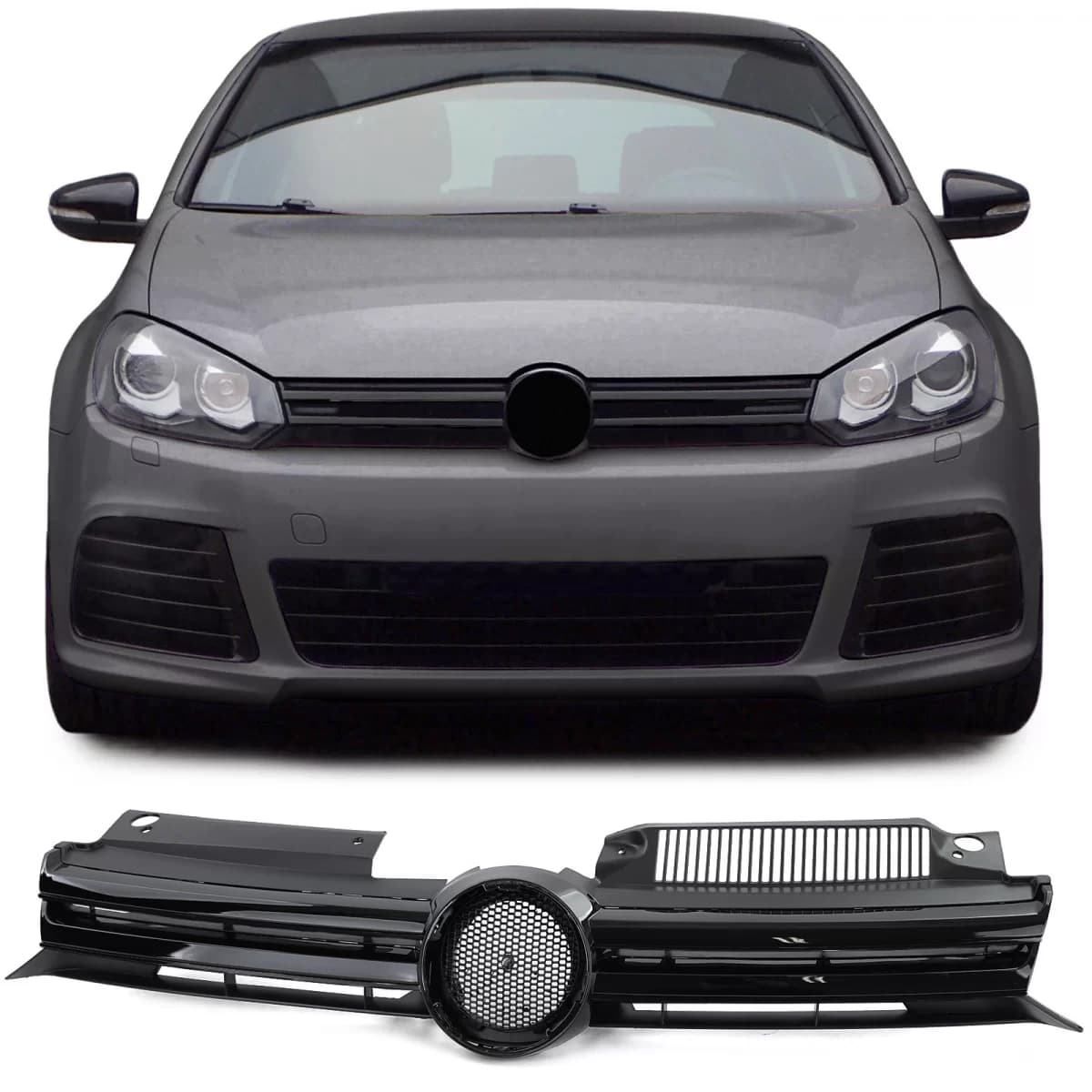 Sport grille black gloss for VW Golf 6 Sedan Variant Cabrio 08-13