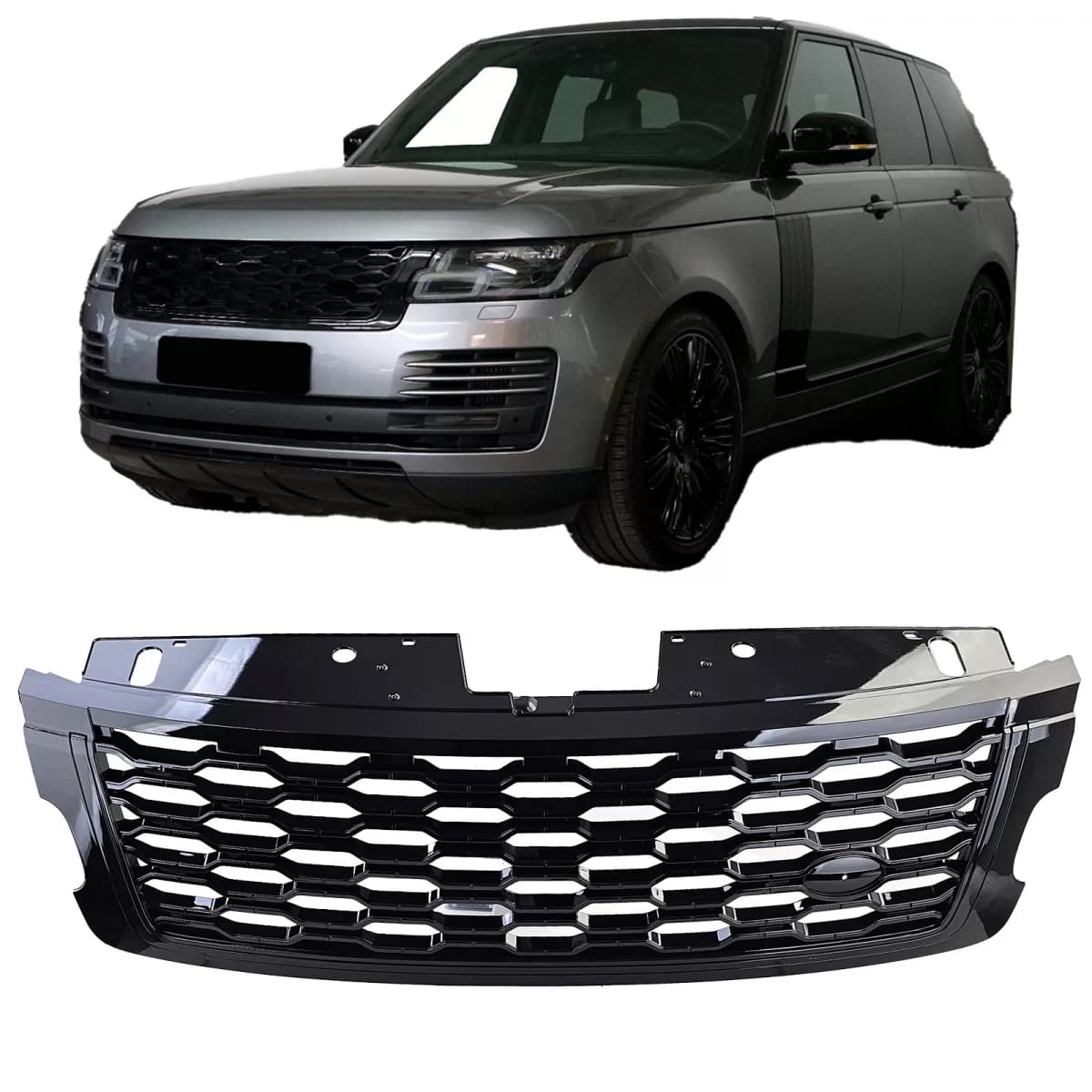 Sport grille gloss black fits Range Rover Vogue L405 18-22