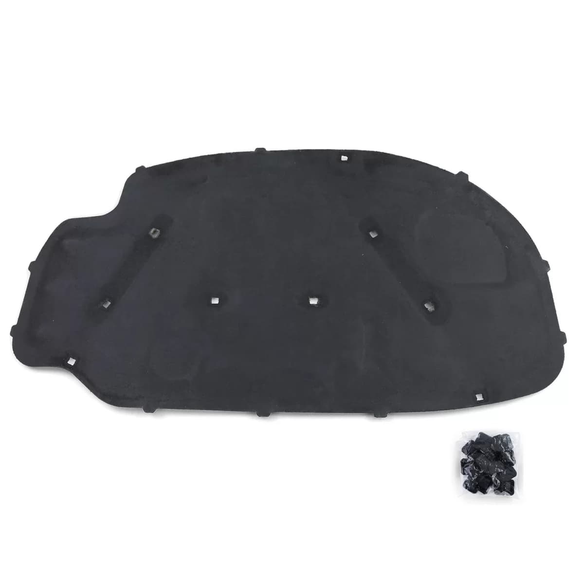 Bonnet insulation mat with clips for VW Golf 5 1K1 1K5 03-08