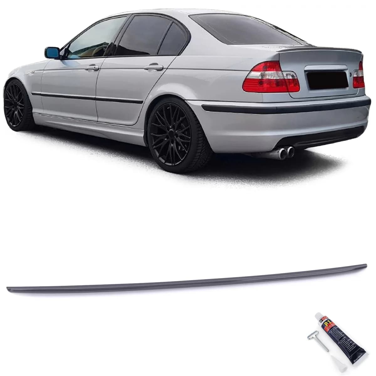 Rear spoiler sport lip performance suitable for BMW 3 Series E46 sedan 1998-2005