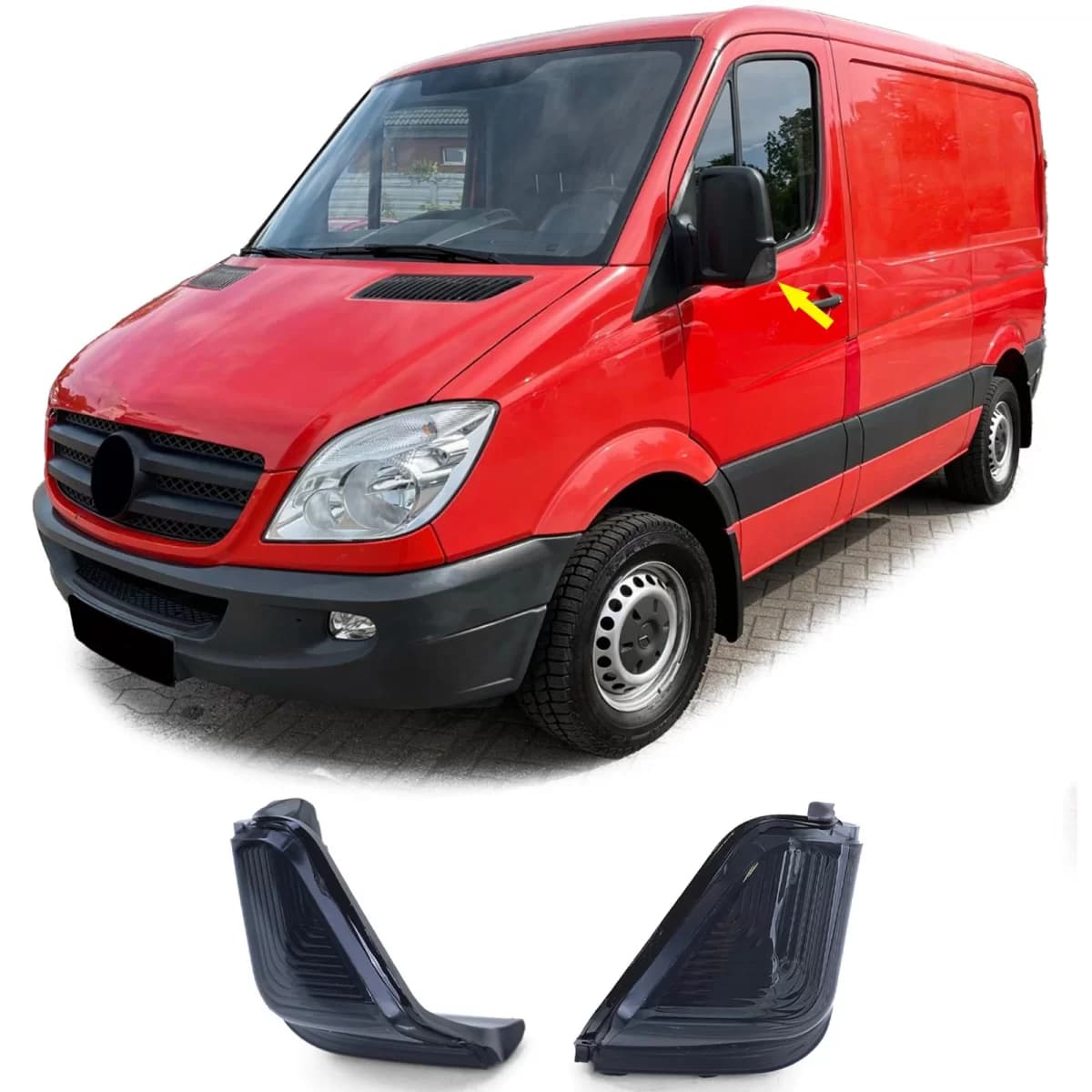 Mirror indicator side indicator black smoke for Mercedes Sprinter Crafter 06-18
