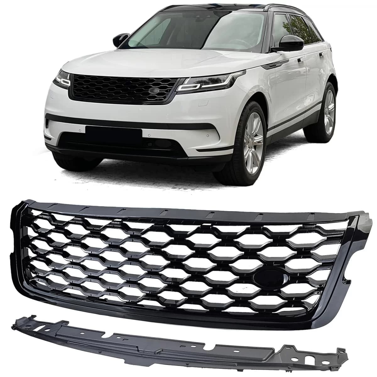 Sport grille black gloss fits for Range Rover Velar L560 2017-2023