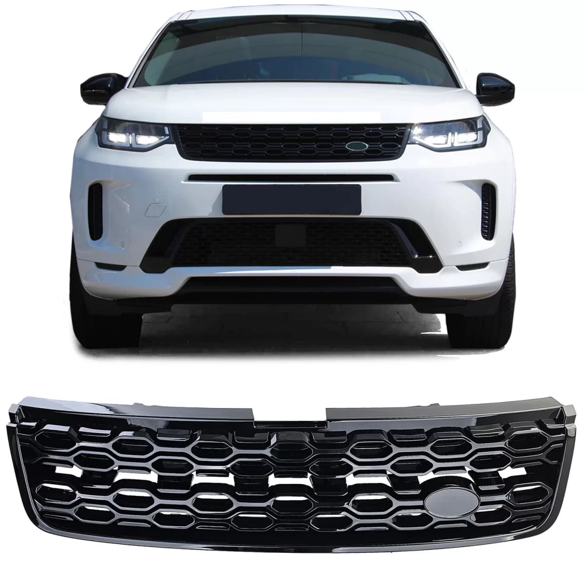 Sport grille gloss black for Land Rover Discovery Sport L550 from 2020