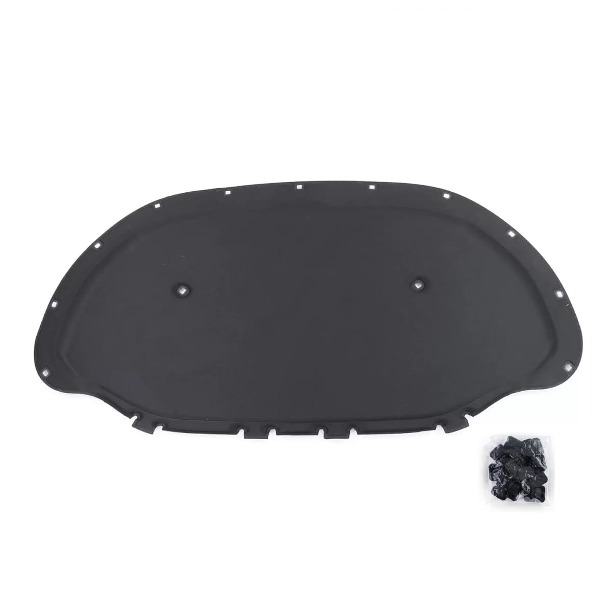 Bonnet insulation mat with clips for Skoda Octavia III 5E from 2012