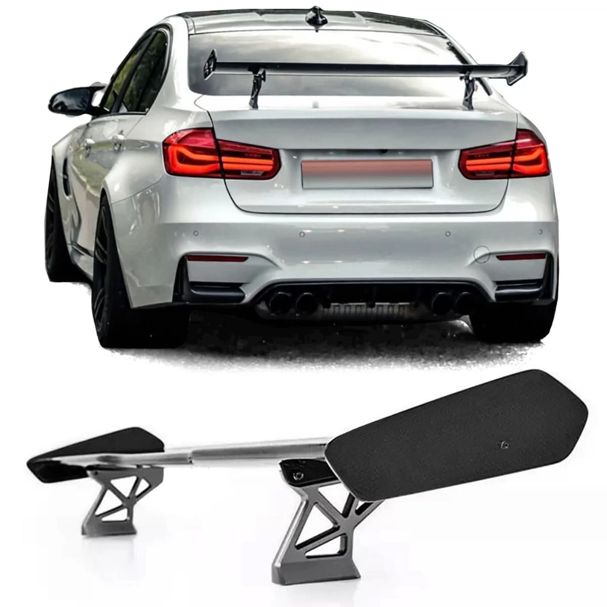 Rear wing rear spoiler black gloss fits for 3 Series BMW F30 F80 2011-2019