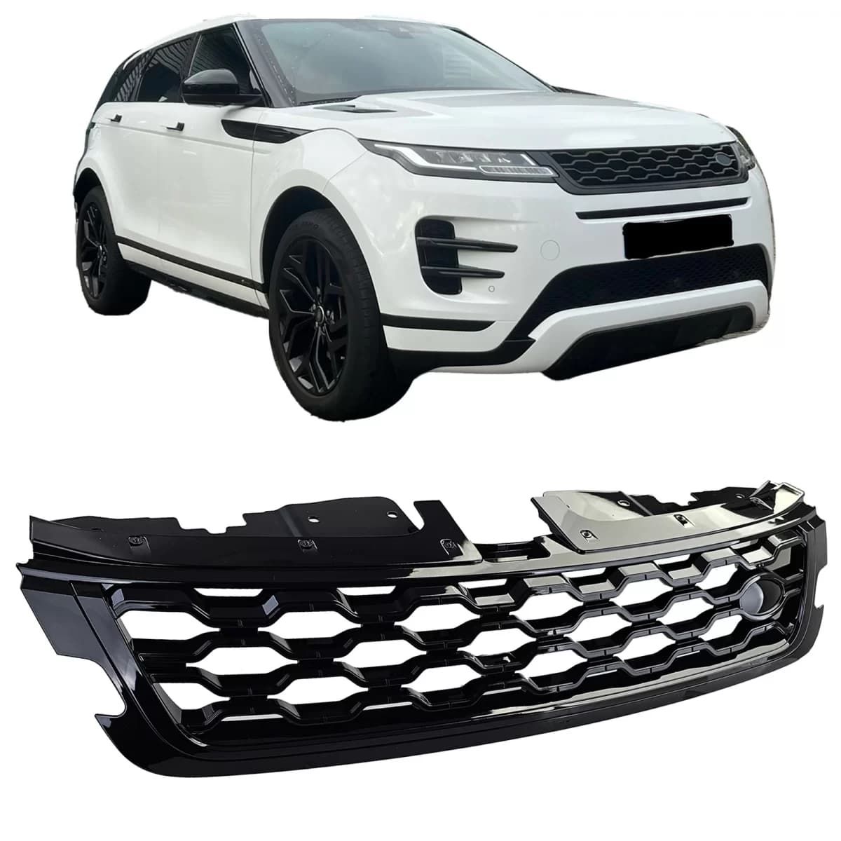 Sport grille gloss black fits Range Rover Evoque L551 from 2019