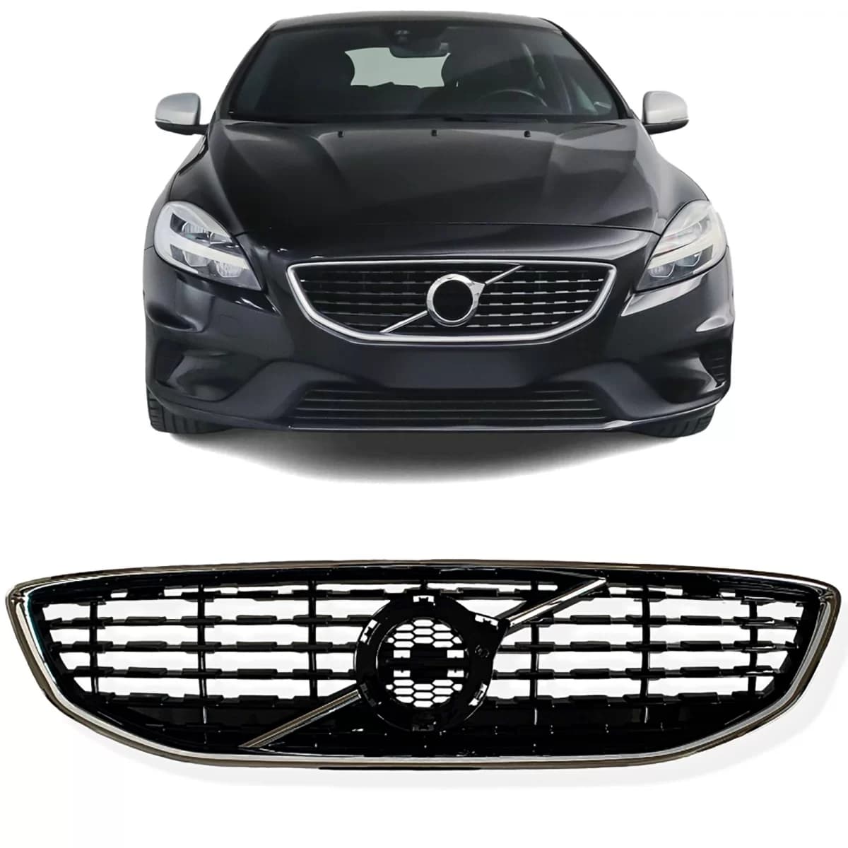 Grille suitable for Volvo V40 2016-2019