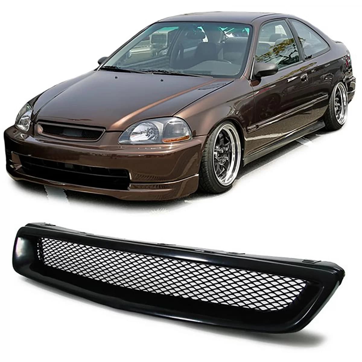 Sport grille radiator grille without emblem for Honda Civic 95-98 EJ EK EM1