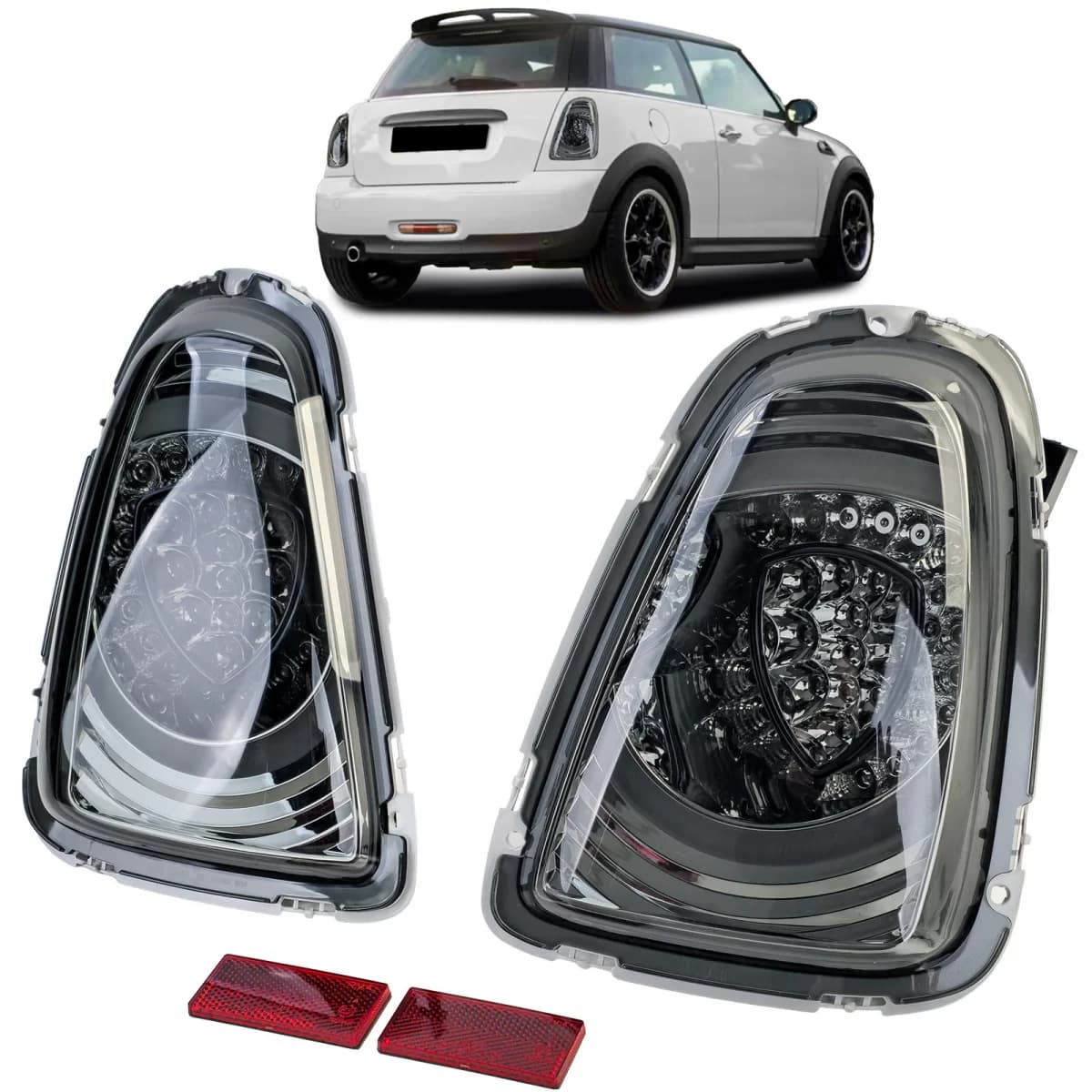 LED taillights special design black smoke for Mini One Cooper R56 2010-2014