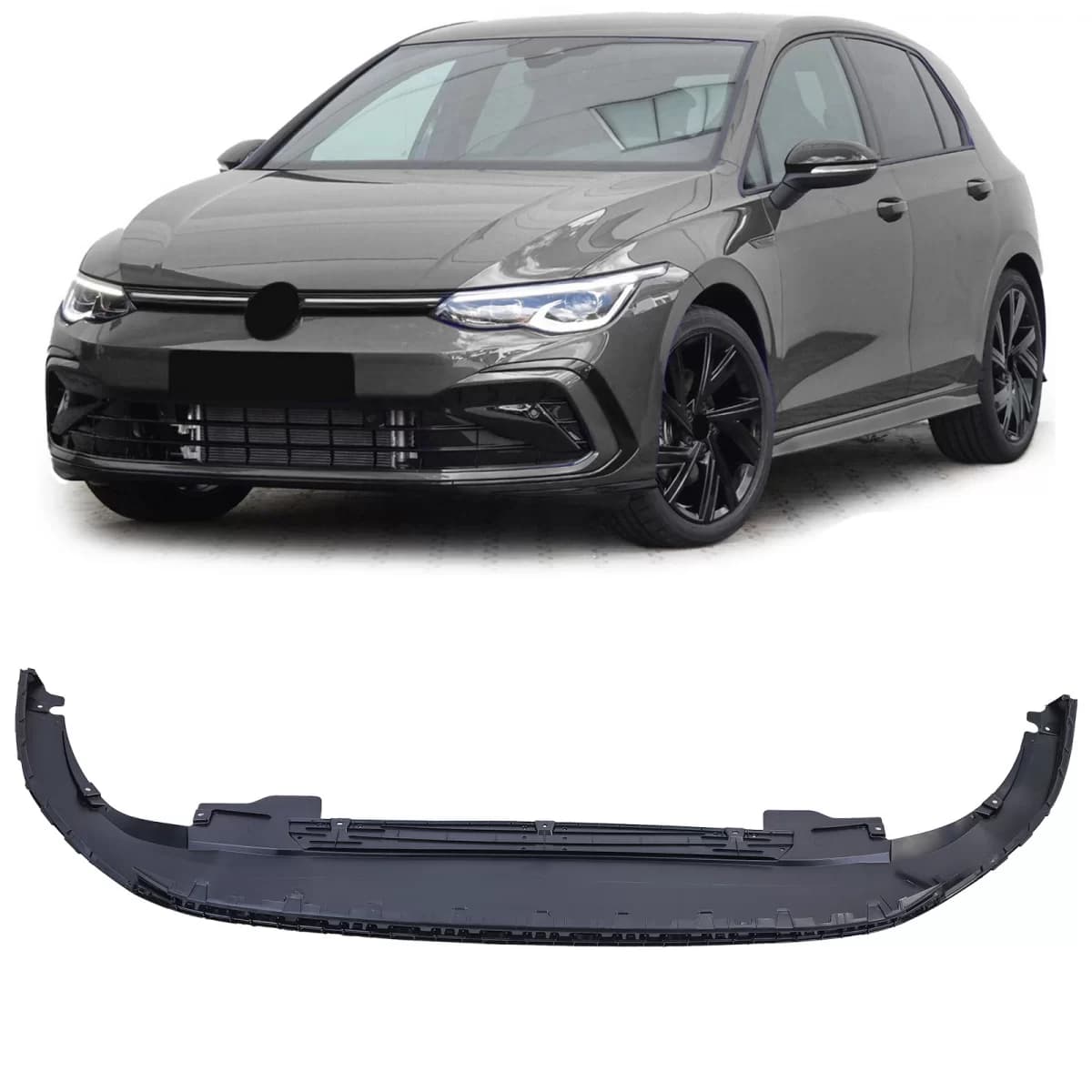 Front bumper underrun protection for VW Golf 8 GTI GTD R-Line 19-24