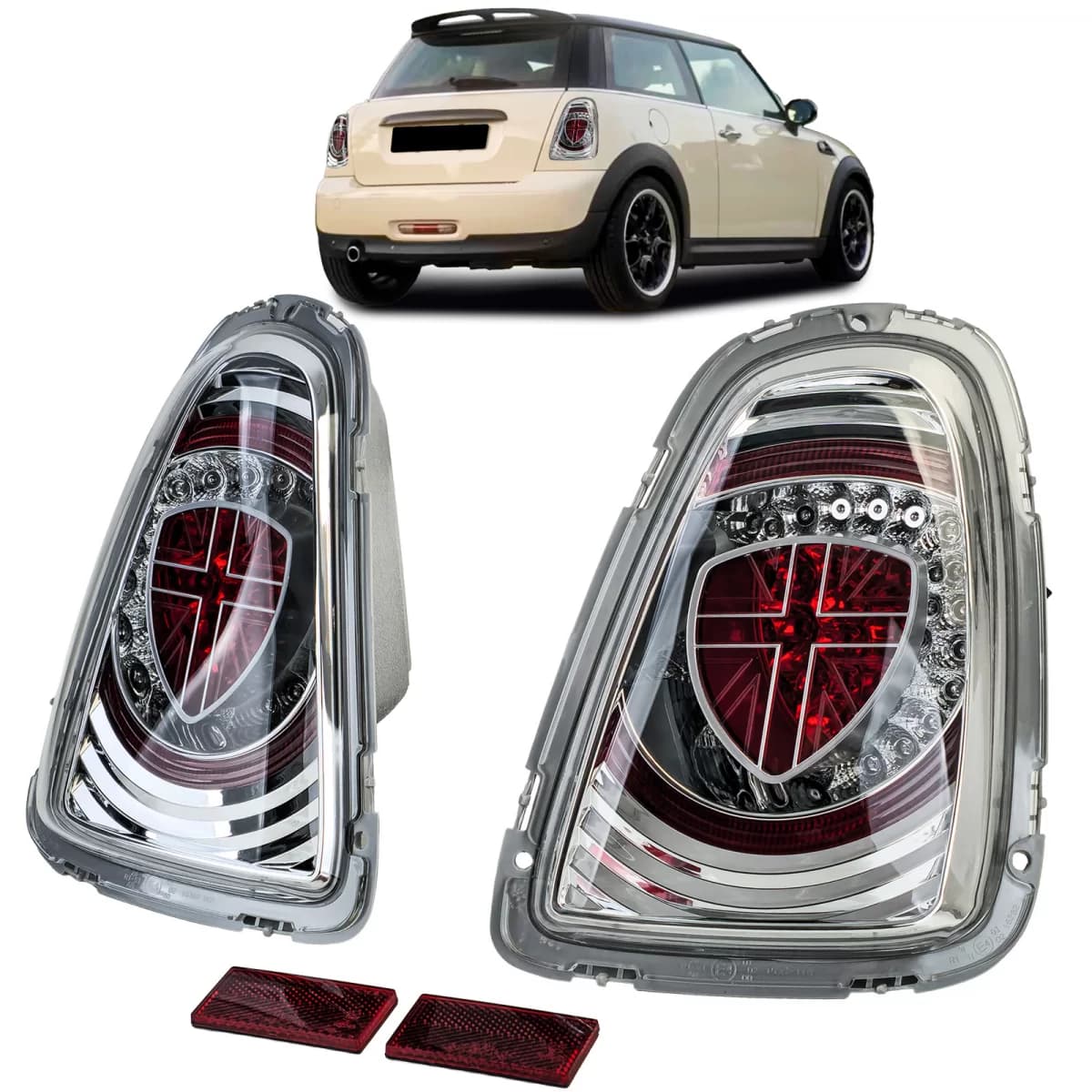 LED taillights Special Edition Chrome for Mini One Cooper R56 2010-2014