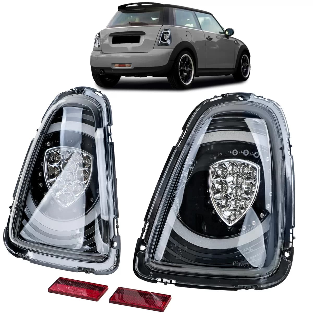 LED taillights special design black for Mini One Cooper R56 2010-2014