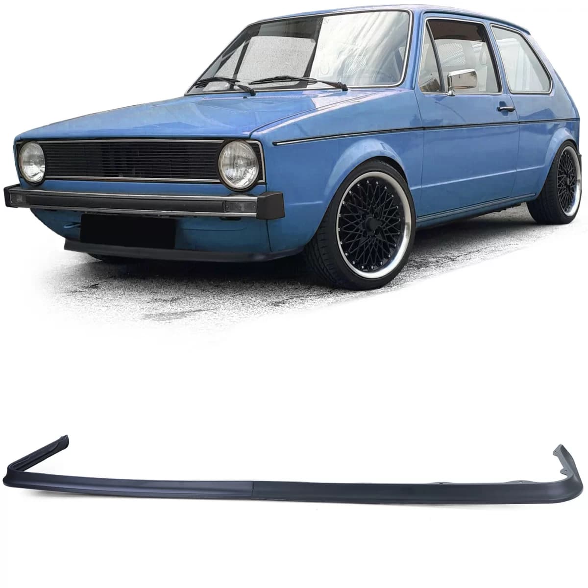 Front spoiler lip narrow for VW Golf 1 74-83 + Cabrio Jetta Caddy 1