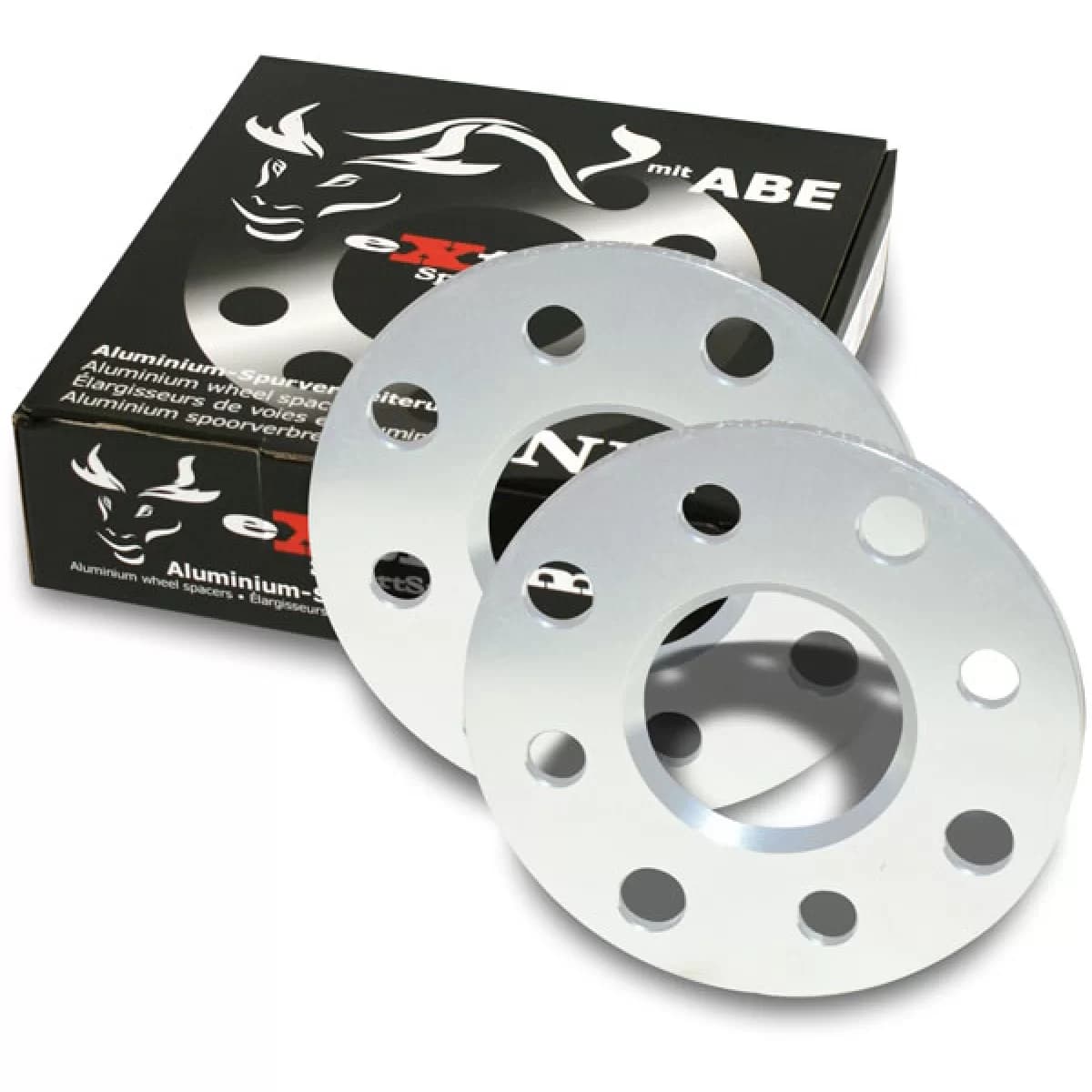10 mm aluminum wheel spacers 4 X 100 for VW Golf III + Vento 1HXO, 1H