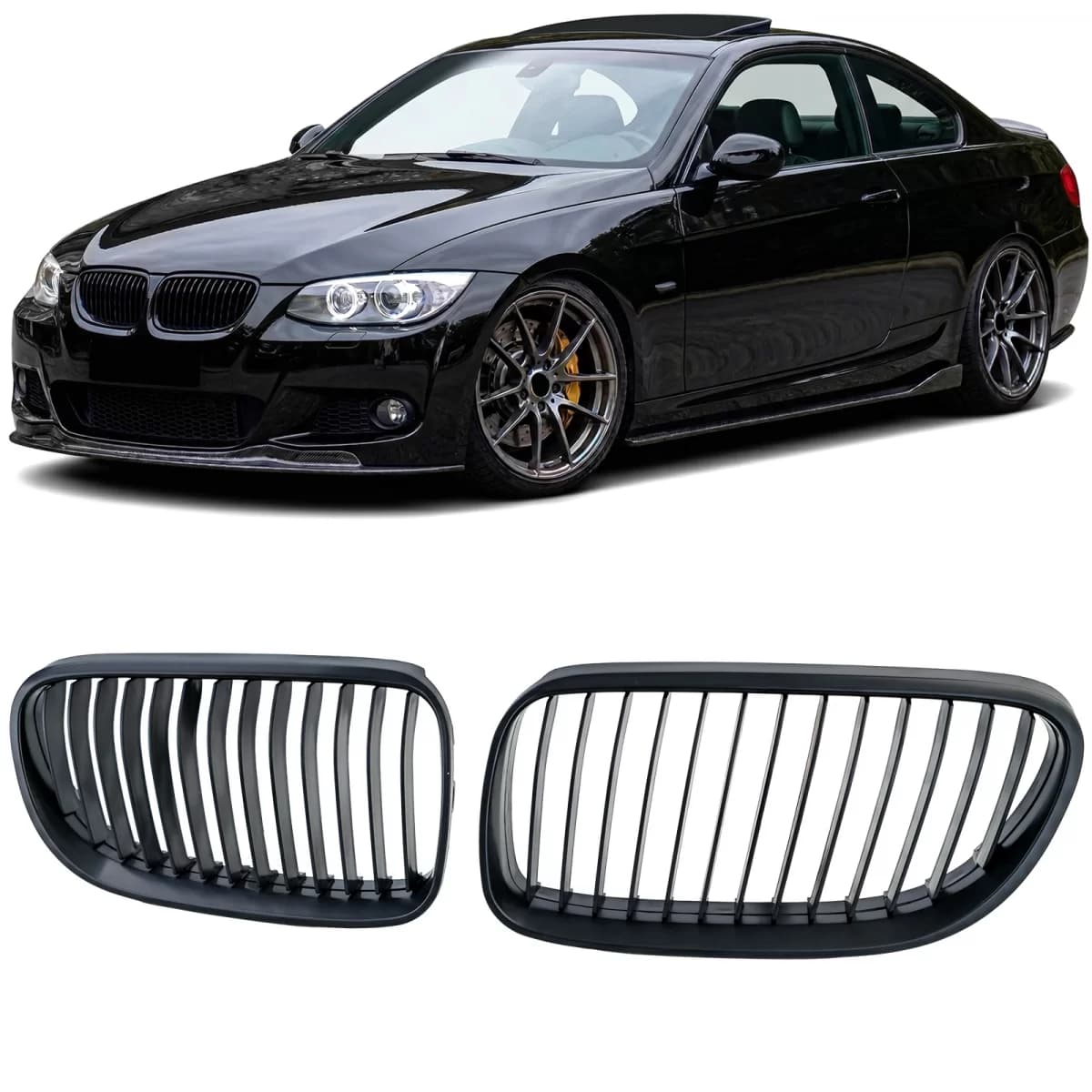 Sport front grille black fits for 3 Series BMW E92 E93 LCI 2010-2013