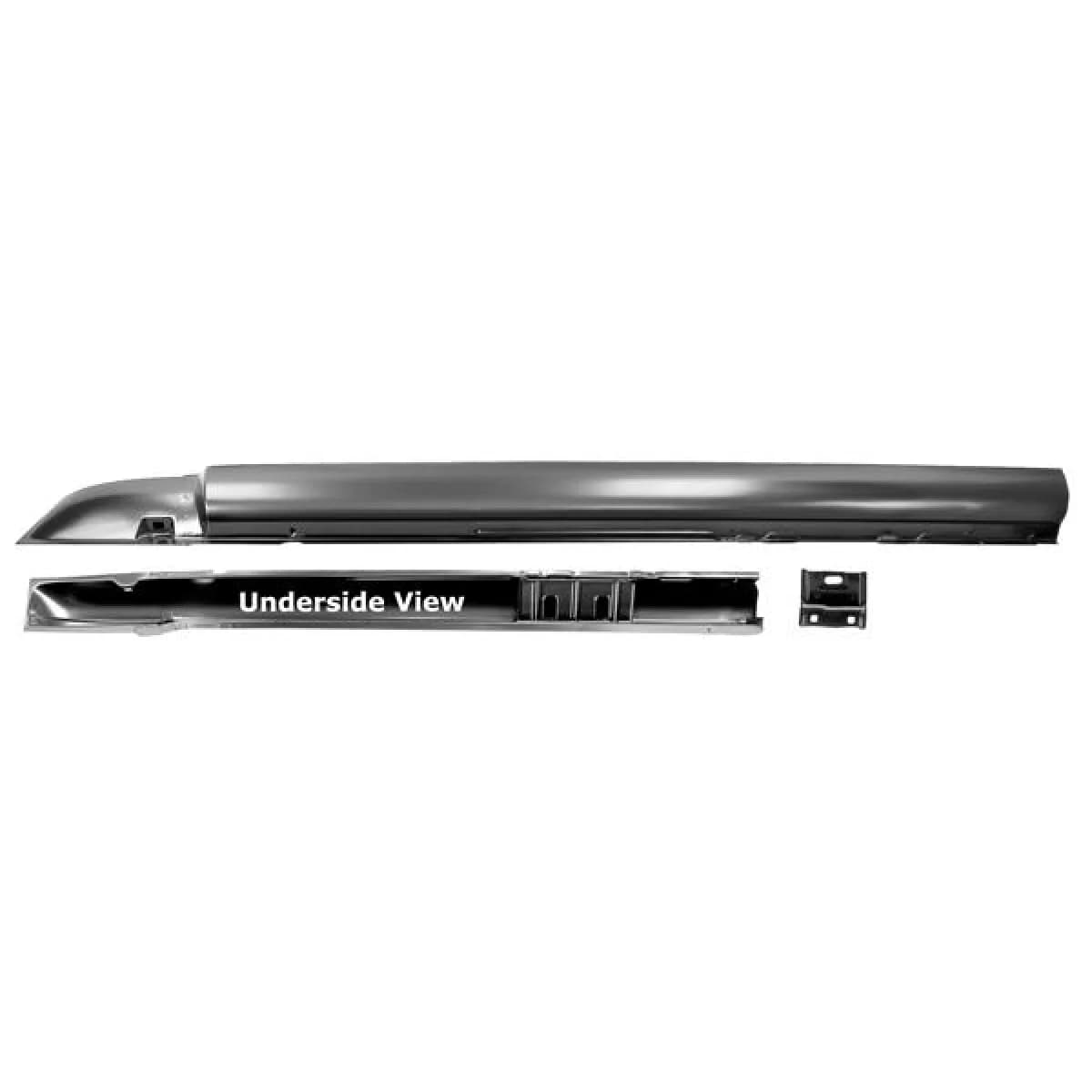 Outer left side skirt for Ford Mustang 67-70 Coupe Fastback