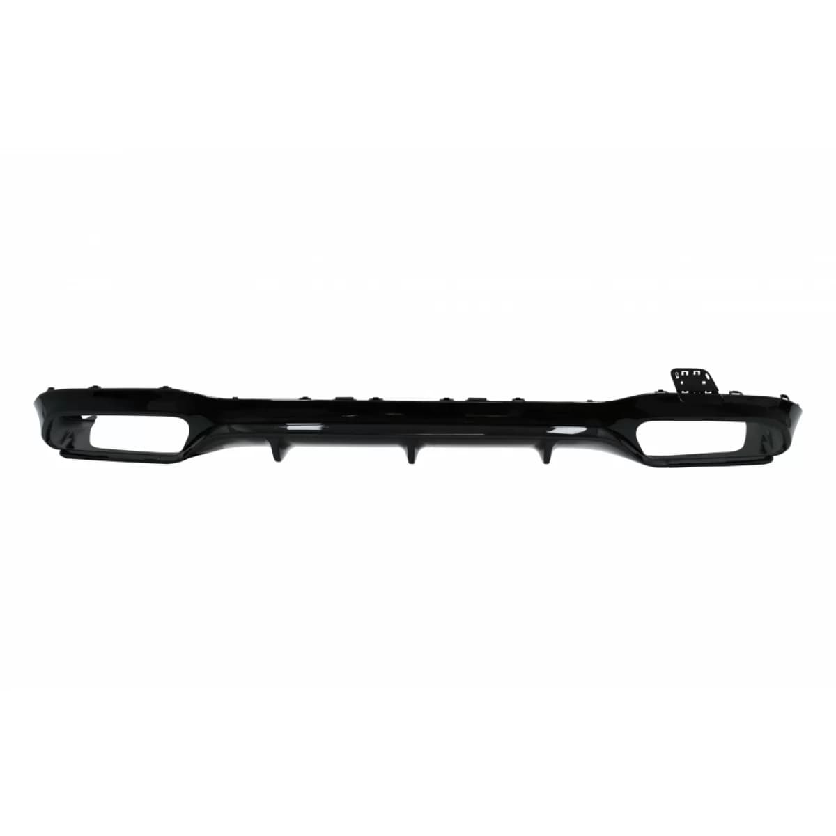 Rear Bumper Air Diffuser suitable for Mercedes E-Class W213 Sport Line (2016-2019) E63 Design Piano Black