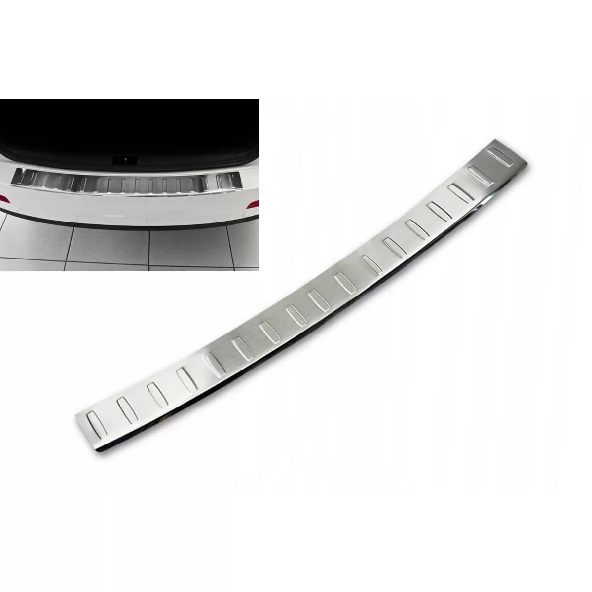 Avisa rear bumper protector suitable for Skoda Octavia Combi 2013-2016, chrome