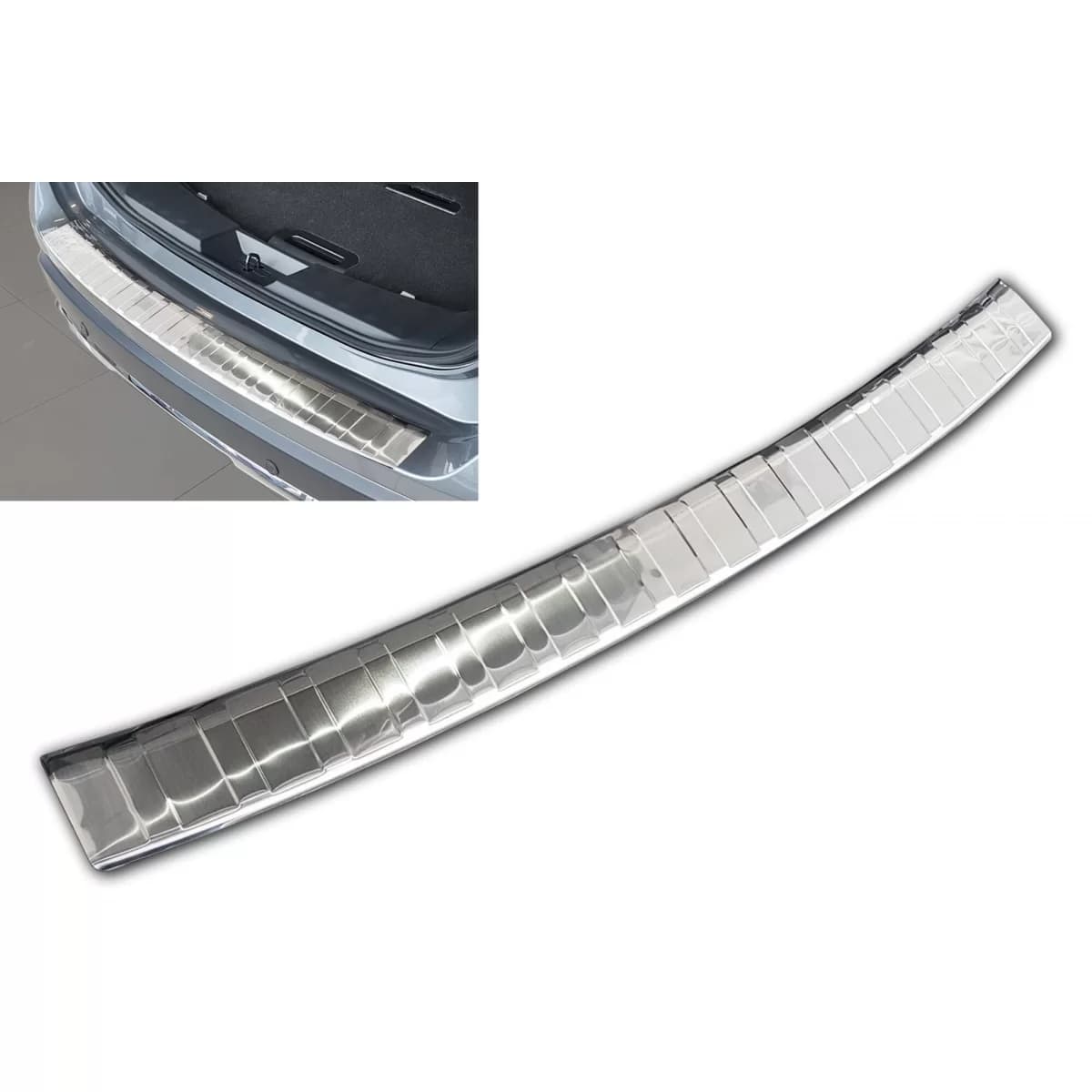 Avisa rear bumper protector suitable for Nissan X-Trail T32 2017-2021, chrome