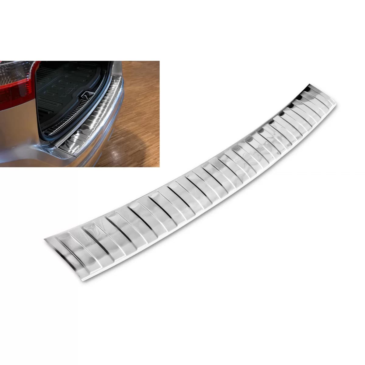 Avisa rear bumper protector suitable for Volvo XC60 2013-2017, chrome